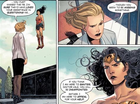 Aside from a shrewd businesswoman, she was also politically connected. Wonder Woman #25 review