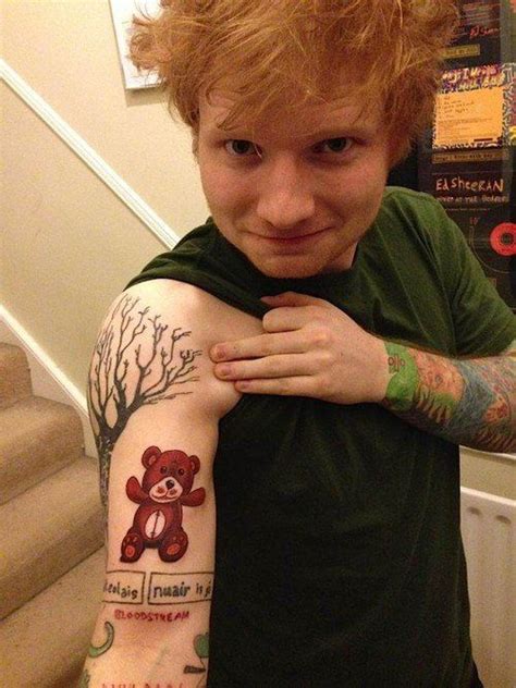 But during an appearance on the ellen degeneres show on tuesday, ed finally revealed the reason behind why he got inked in the. Ed's childhood nickname was "Teddy" :) | Ed sheeran tattoo, Ed sheeran, Ed sheeran love