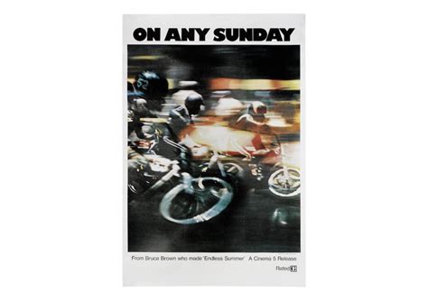 Onanysundayfilm.com when on any sunday premiered in 1971, it wasn't just any movie. Original On Any Sunday Promotional Poster