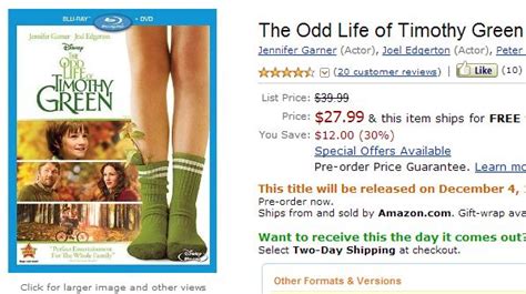 The odd life of timothy green (2012). the odd life of timothy green - A Thrifty Mom - Recipes ...