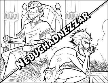 King nebuchadnezzar and the three hebrew men. Coloring Pages Of The Bible Check more at https://www ...