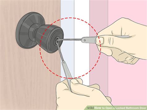 Aug 04, 2021 · to open a locked door without a key, first see if the lock is a spring lock. How to Open a Locked Bathroom Door: 10 Steps (with Pictures)