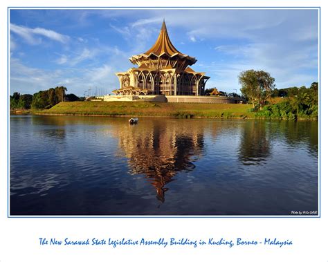 Sarawak state legislative assembly building on august 26, 2009 in kuching, malaysia. New Sarawak State Legislative Assembly Building in Kuching ...