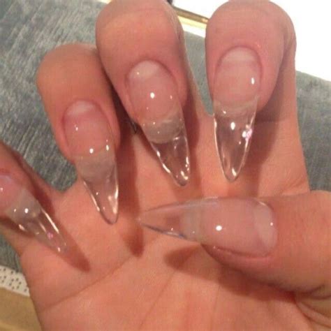 To do acrylic nails start by buying an acrylic nail kit from a beauty supply store and setting up a work space in a well ventilated area since acrylic fumes can be diy acrylic nails are easier then you think to do at home. Those really icy but idk | Glass nails, Clear acrylic nails, Jelly nails