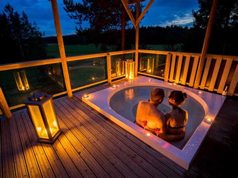 Situated on the old magenta plantation site, the retreat boasts five beautifully appointed. Romantic Cabin with Hot Tub in Southern Finland | Nature ...