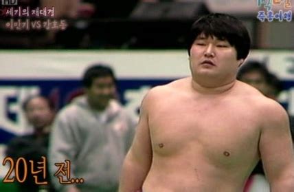 천하장사 강호동 vs 비 샅바만 잡았을 뿐인데 전해지는 위압감 어휴x2 자존심? 강호동 이만기 전설의 씨름선수 시절 라이벌