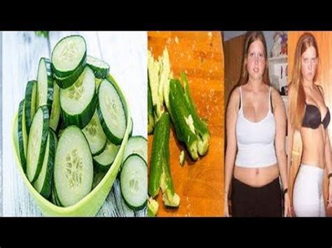 How to lose belly fat in 7 days using cucumber. Pin on Health
