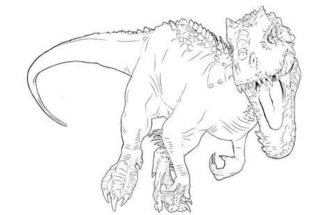 You can download and print this jurassic world indominus rex coloring pages,then color it with your kids or share with your friends. Jurassic World Indominus Rex Coloring Pages