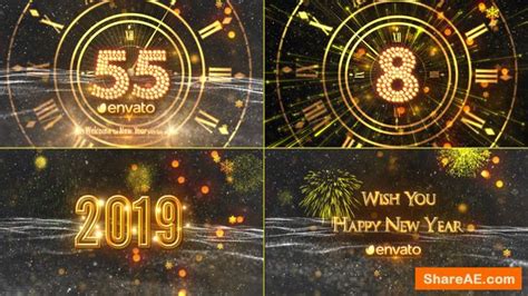 Desk vector calendar design template 2018 year 25. Videohive New Year Countdown 2019 23056020 » free after ...