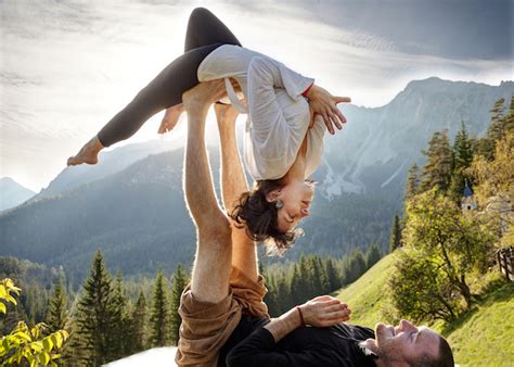 Here are a few yoga poses that you can try with your partner. Elevate Your Love by Practicing Couples Yoga