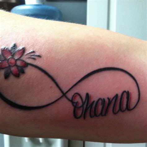 Published on march 4, 2016 , under tattoos. Ohana means family... Infinity means forever... Family is ...