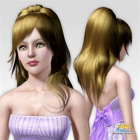 Maybe you would like to learn more about one of these? Teased haircut ID 158 by Peggy Zone - Sims 3 Hairs