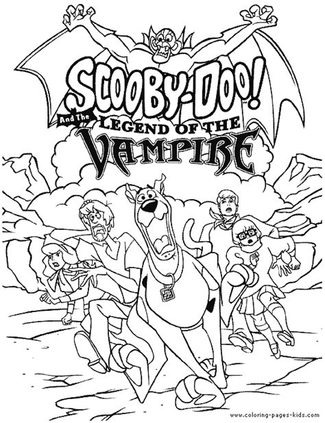 When the printable halloween coloring page has loaded, click on the print icon to print it. scooby doo coloring pages printable free | Scooby Doo ...