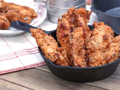 We start our recipe with boneless, skinless chicken breast. Country Fried Buttermilk Chicken Tenders