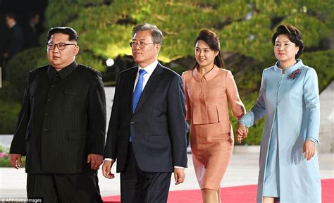 She was first officially identified as kim's wife in july 2012, when she was introduced during the opening of a the secrecy around ri is no surprise to north koreans. Kim Jong-un and Moon Jae-in's wives meet for first time | Daily Mail Online