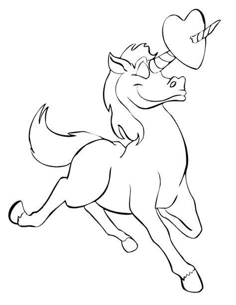 These free unicorn coloring pages are perfect for the unicorn lover in your life. Unicorn Coloring Page | Unicorn With A Heart | Unicorn ...