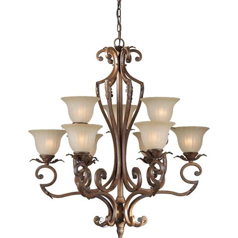 Shop unique fine art, craft, and design by today's most remarkable artists Talista 9-Light Rustic Sienna Bronze Chandelier with ...