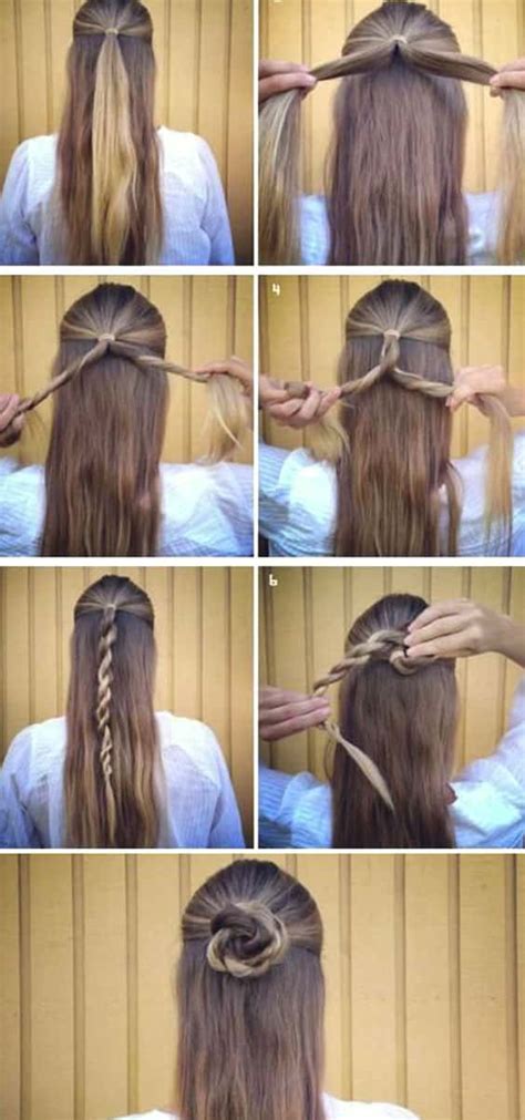 To create this hairdo, you want to start with straight hair. 70 Super Easy DIY Hairstyle Ideas For Medium Length Hair ...