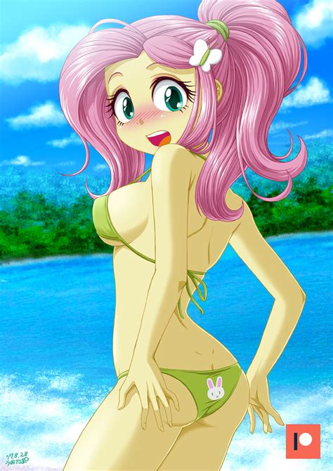 Start with her hair, which you can style in a bun or a twisted ponytail. Swimsuits Shy Bikini | My Little Pony: Equestria Girls ...