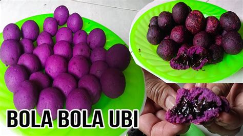 Bola ubi kopong siap disajikan. BOLA BOLA UBI UNGU ISI COKLAT LUMER Simpel dan Praktis 2 ...