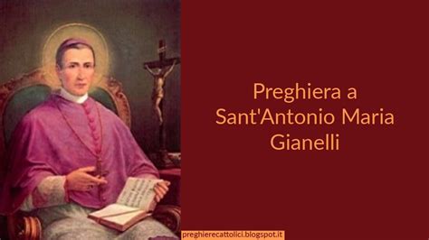 Preghiera o lingua benedetta clicca qui. Preghiera a Sant'Antonio Maria Gianelli - YouTube