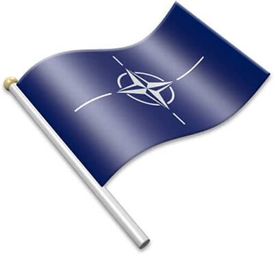 The flag of the north atlantic treaty organization nato. Flag Icons of NATO | 3D Flags - Animated waving flags of ...