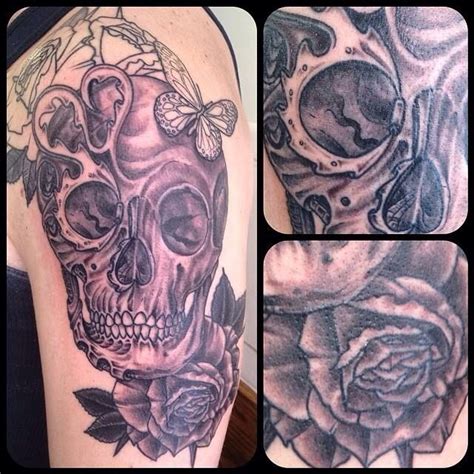 Explore more searches like skull butterfly rose tattoo. Biomechanical Butterfly skull tattoo rose tattoo Sicco ...