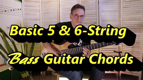 3 6 2 5 1 chord progression. Basic 5-String & 6-String Bass Guitar Chords - Using a 1-6 ...