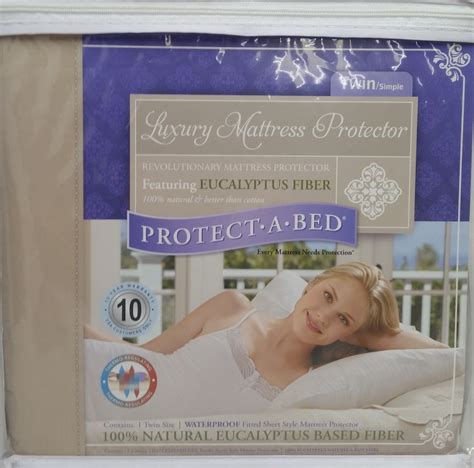 Protect it from spills and human contamination learn about bed bugs and our mattress encasements Protect-A-Bed Luxury Waterproof Mattress Protector, Twin ...