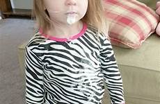 toddler tiny paint her baby mess blames spilling sibling girl two carpet living room