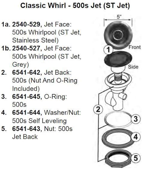 This repair kit is very easy to install and designed to make updating the jet internal/face very simple and easy, and allows you to repair your bathtub jets without accessing the back of the tub. Jacuzzi J-200 Jet Parts 500 Whirlpool Jet 5 Jet Face ...