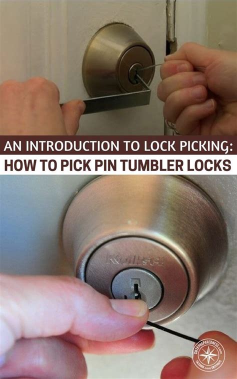 Let us tell you the secret of picking a lock with a paperclip! An Introduction to Lock Picking: How to Pick Pin Tumbler Locks | Lock-picking, Simple life hacks ...