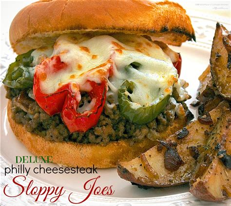 Jul 21, 2017 · in a large skillet over medium heat, heat vegetable oil. Deluxe Philly Cheesesteak Sloppy Joes with Bacon, Peppers & Fontina - Wildflour's Cottage Kitchen