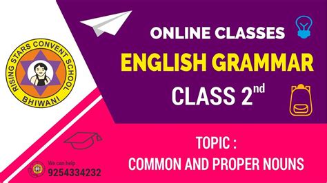 Notes for 2nd class english. Class 2nd English Grammar - YouTube