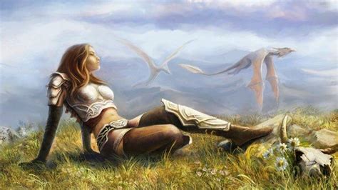 Use them as wallpapers for your mobile or desktop screens. fantasy Art, Dragon, Women Wallpapers HD / Desktop and ...