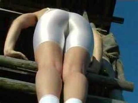 Pornstar angie in flexi poses. Climbing in white spandex - YouTube