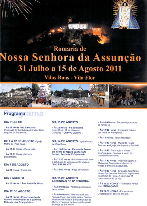 Conheça a história da paróquia nossa senhora da assunção: O CANTINHO DO JORGE: Vilas Boas - Romaria de Nossa Senhora ...