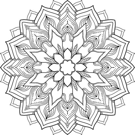 Choose your favorite coloring page and color it in bright colors. Flower Mandala Coloring Pages | Mandala coloring pages ...