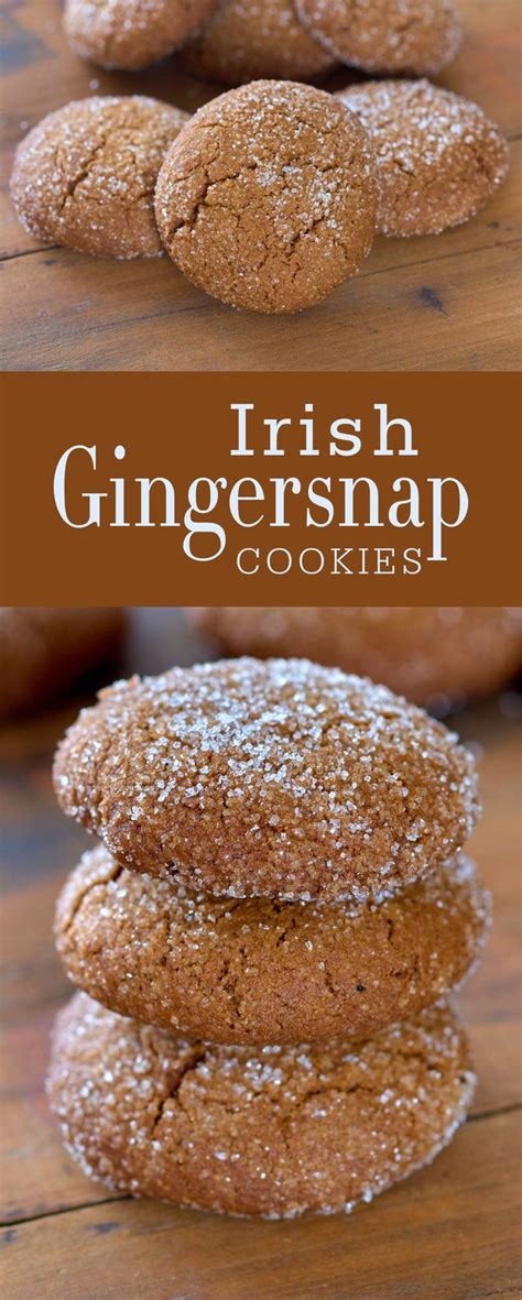 In the olden days, the preparation of irish shortbread cookies was expensive and they were saved for special occasions. Irish Ginger Snap Cookies | Recipe in 2020 | Ginger snap ...