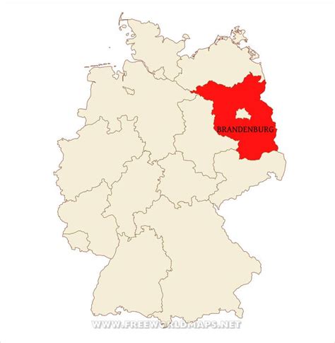 Searchable map of brandenburg using google earth data. Brandenburg Physical Map
