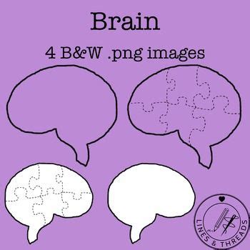 Maybe you would like to learn more about one of these? Brain Outline and Puzzle Clip Art Set | Outline, Clip art ...
