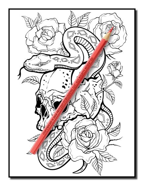 If that's not fuckin' something, what is? Tattoo Coloring Book | Tattoo Coloring Pages for Adults