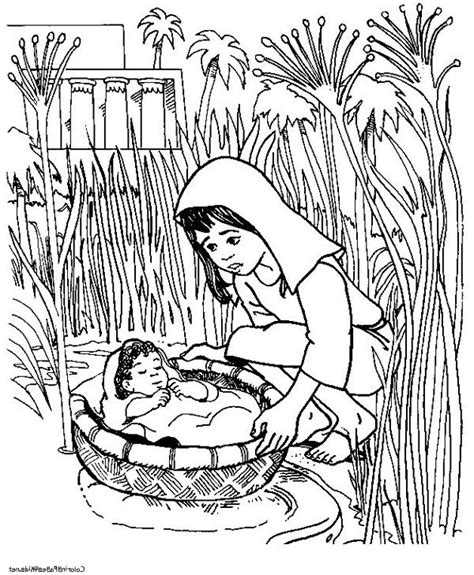 God protected baby moses coloring page. Coolest moses coloring pages - http://coloring.alifiah.biz ...