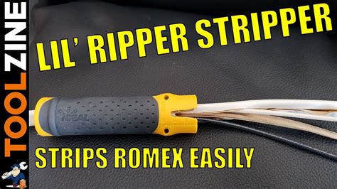 Stripping coax is different than stripper other cables. Ideal Lil' Ripper Stripper Review - How to Strip Romex ...