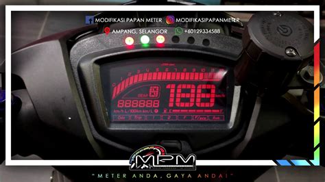Thanks to mtb garage for sharing the info. Yamaha Y15ZR V2 modifikasi LCD berwarna - Merah Penuh ...
