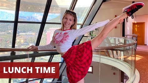 A little from ballet, a few tryonhauls, and a lot of trainings for. Lunch time with Mari Kruchkova - YouTube