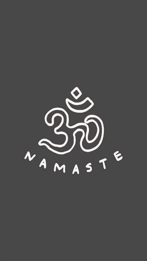 Yin yang, namaste, om symbol. Pin by Britni Barry on tattoos | Hippie wallpaper, Namaste background, Spiritual wallpaper