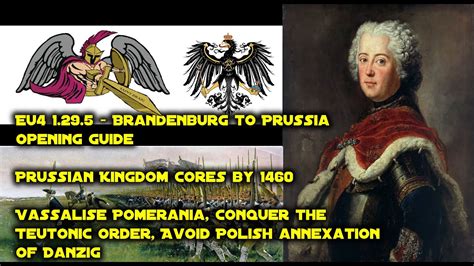 2.5 an army with a state. EU4 Guide 1.29.5 - (The King in Prussia) Brandenburg to Prussia Opening moves - YouTube