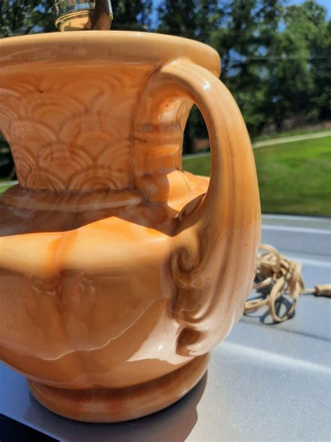 Ihr traumhaus zum kauf in loßburg finden sie bei immobilienscout24. Stangl Antique lamp Glazed Yellow Orange Beautiful $1 No ...