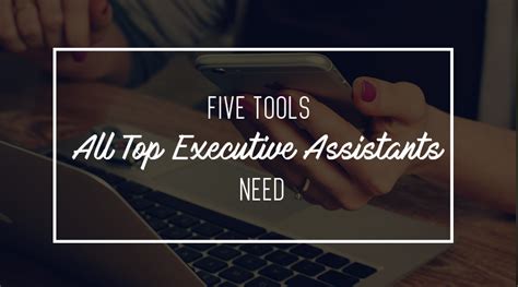 Finding qualified, reliable individuals to join your staff is an essential what to include in a job description. 5 Tools All Top Executive Assistants Need - Executive ...